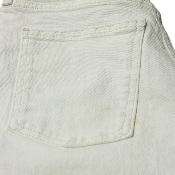 High Rise Wide-Leg White Denim Jeans - Picture 9 of 9